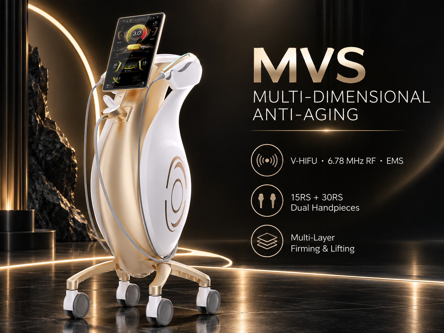 MVS 多維超聲射頻抗衰儀 (MVS Anti-aging Instrument)
