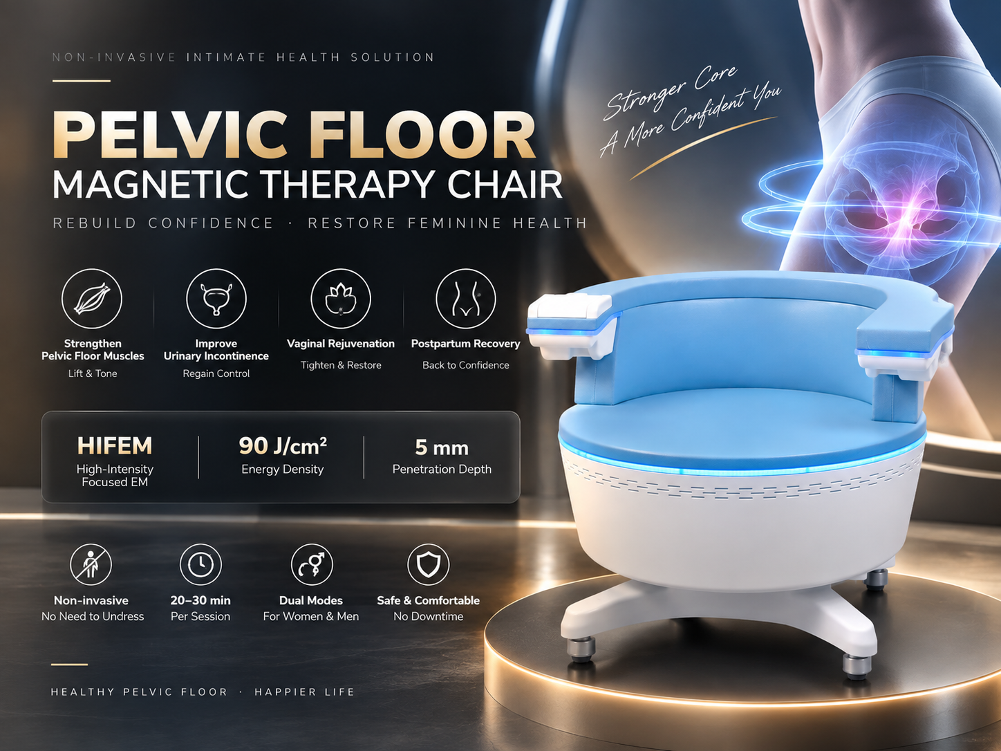 盆底磁治療椅 (Pelvic Floor Magnetic Therapy Chair)
