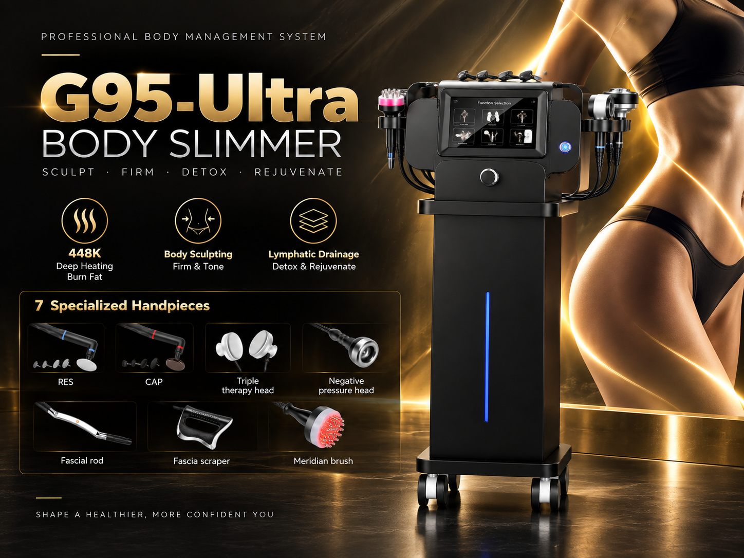 G95-Ultra 黑金剛纖體儀 (G95-Ultra Black Diamond Body Slimmer Ultra)